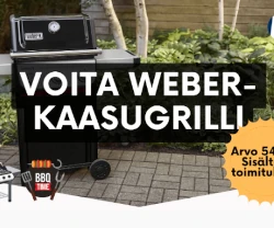 Voita 549€ kaasugrilli ilmaisella kotiinkuljetuksella